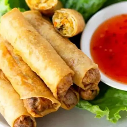 Shanghai Vegetarian Spring Rolls (3 Pcs)