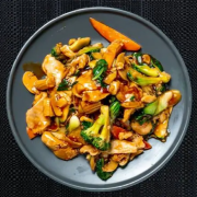 Sizzling Mongolian Chicken